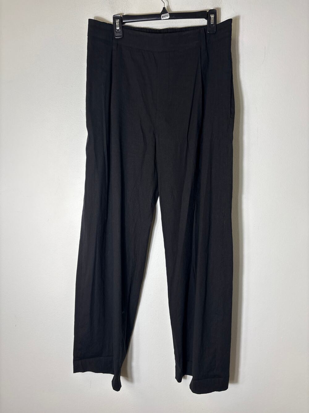 Vince Black Elastic Waist Pants Sz L